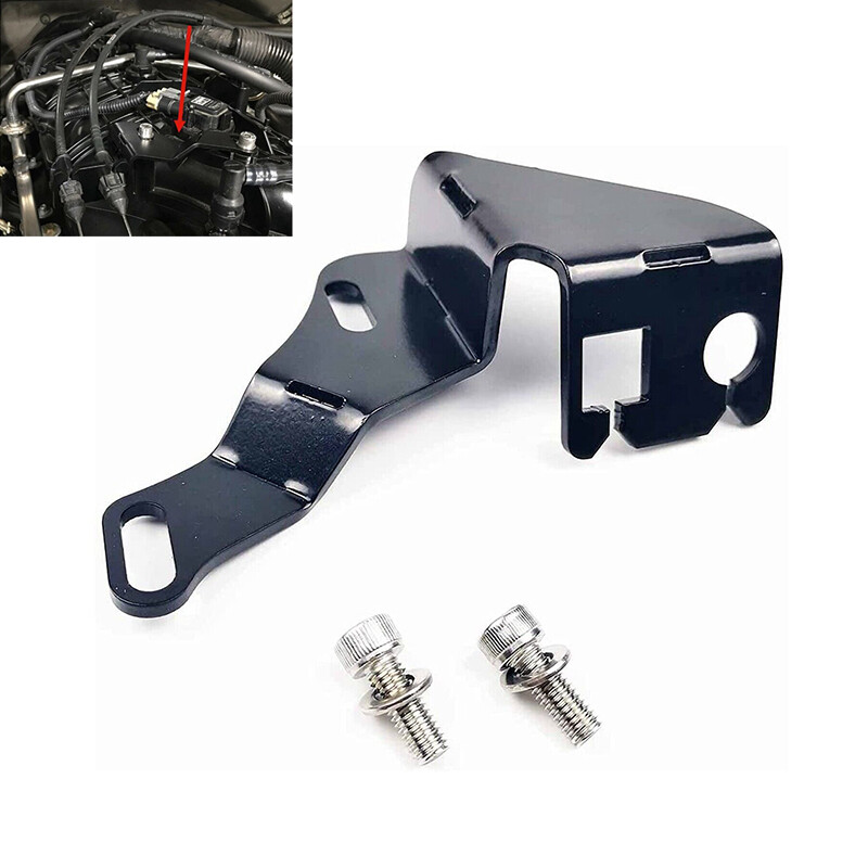 Black Intake Manifold Throttle Cable Bracket for GM Truck TBSS NNBS L92 Style