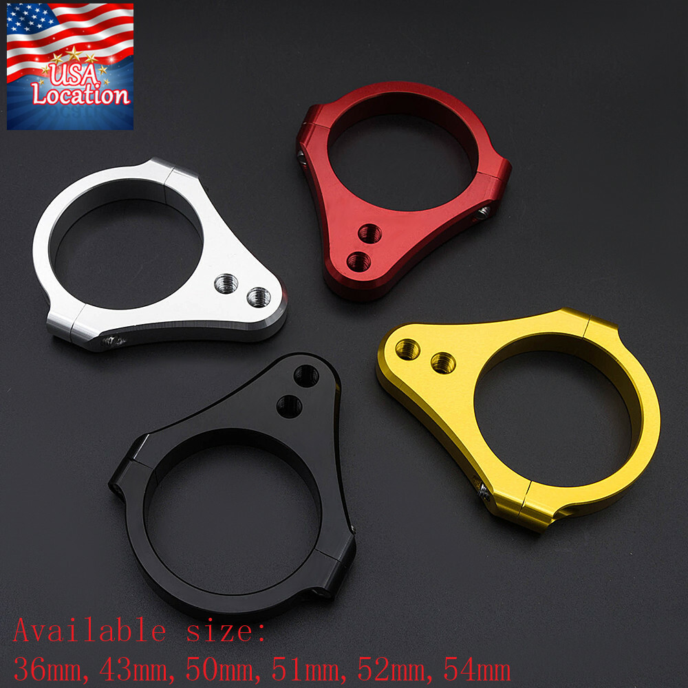 8x1.25mm CNC Steering Damper Fork Frame Mount Clamp Bracket 35mm Inside Diameter