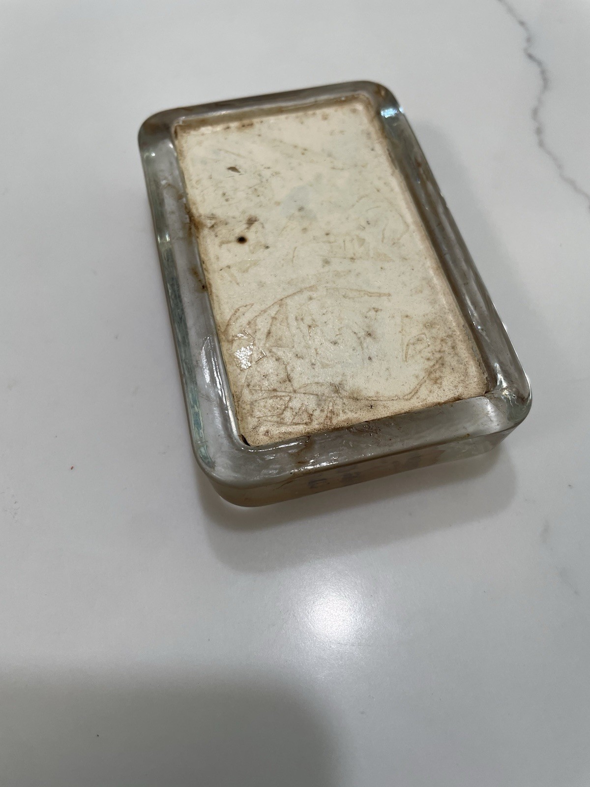 Rare Vintage Original 1924 Orange Crush Paperweight Bottle Glass