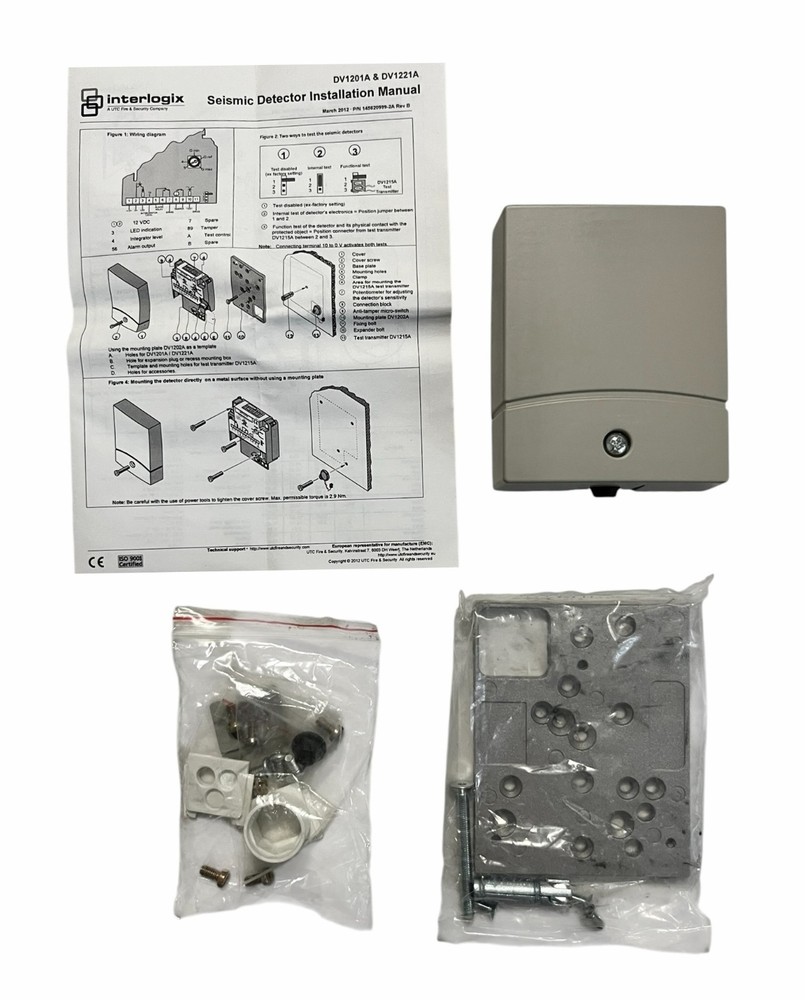 interlogix DV1201A Structural Seismic Vibration Detector