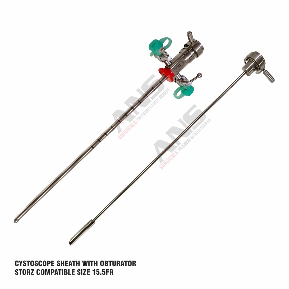 ANS Cystoscope Sheath with Obturator Size 15.5Fr