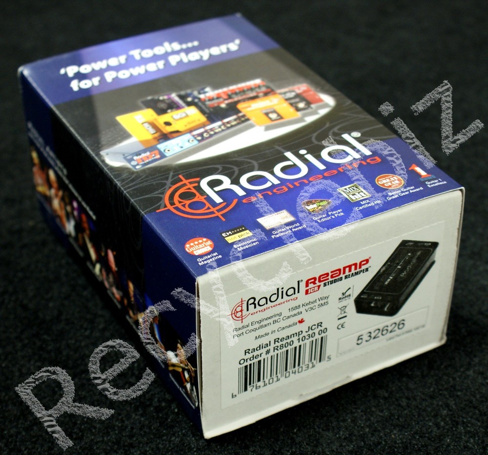 Radial Engineering JCR Reamp Studio Reamper Re Amp