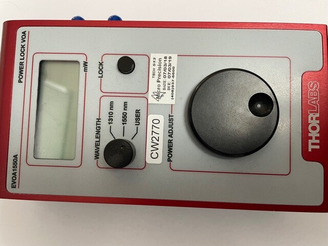ThorLabs, EVOA1550A, Power Lock VOA, gently used