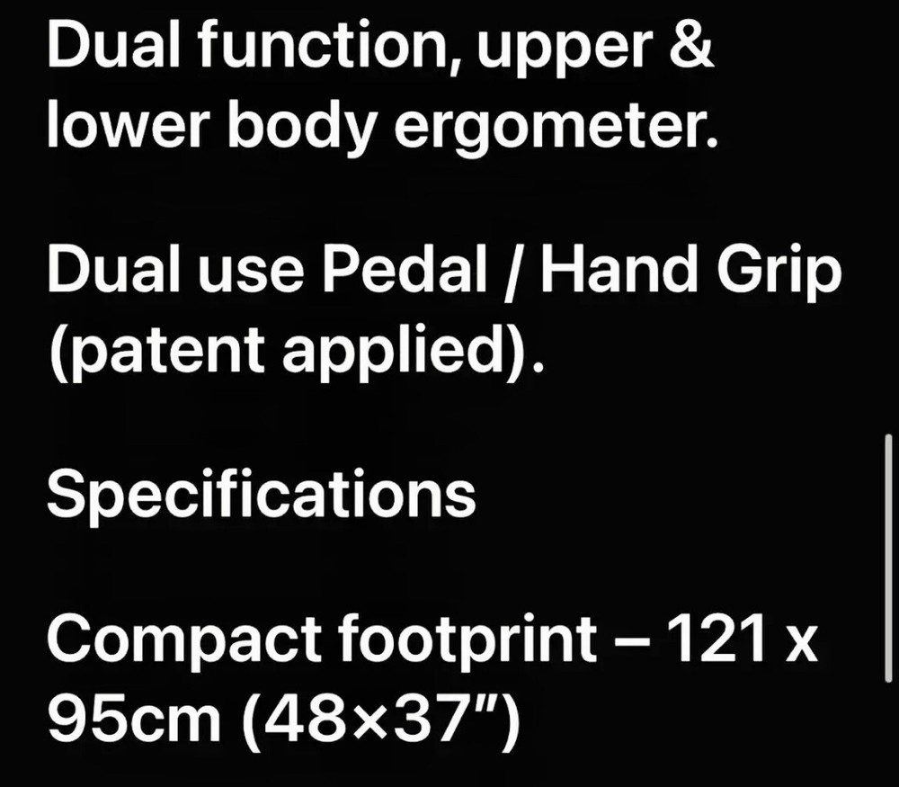 Fluid Exercise E750 Recumbent Cycle