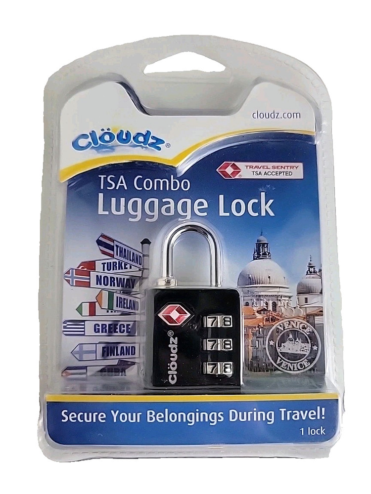 CLOUDZ® TSA Combination Lock for Luggage - New & Sealed