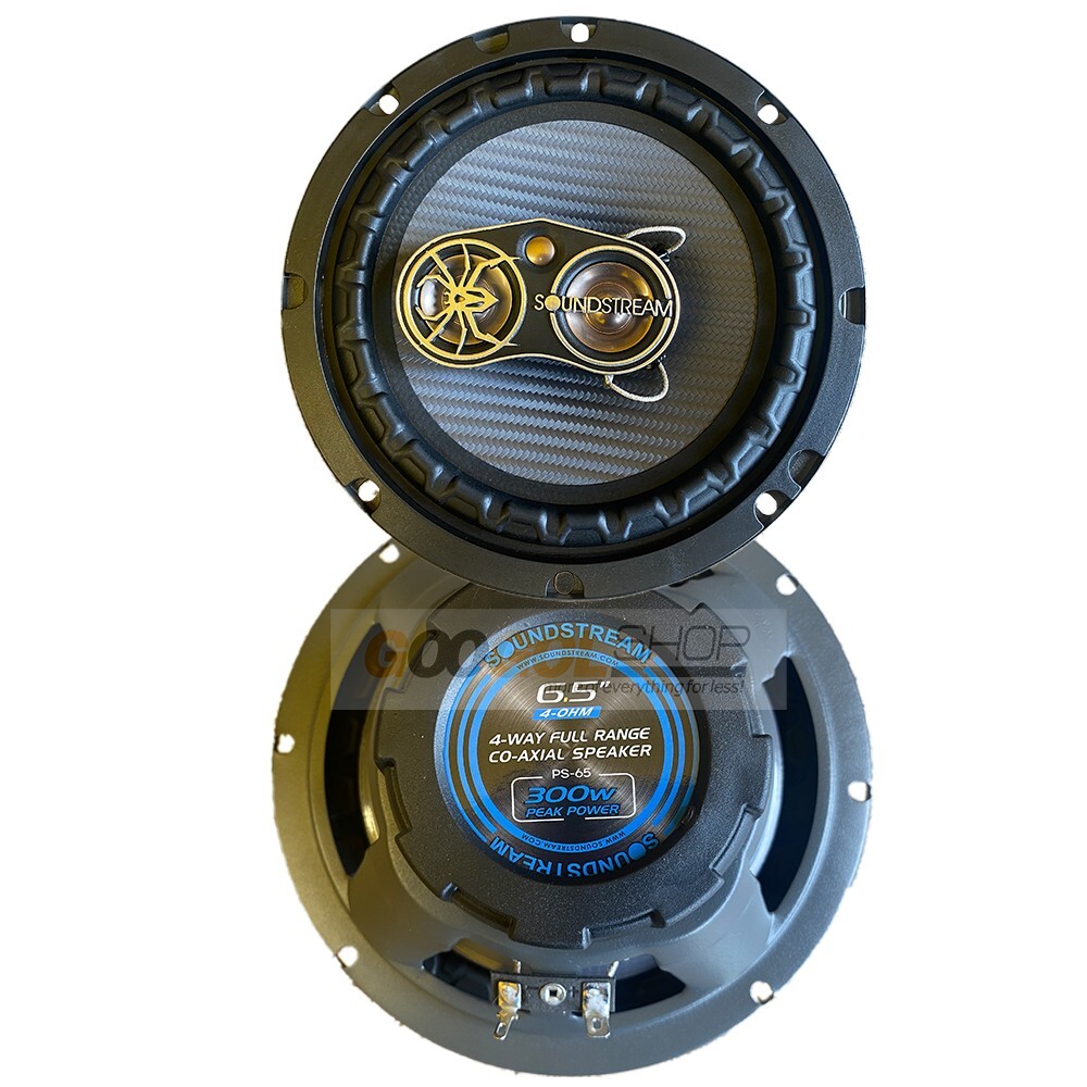 PS-65 300W 6.5" Speakers for Harley Davidson 1998-2013 Electra Glide W/ Fairing