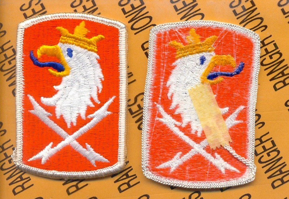 USA 22nd Signal Brigade 3" uniform patch m/e