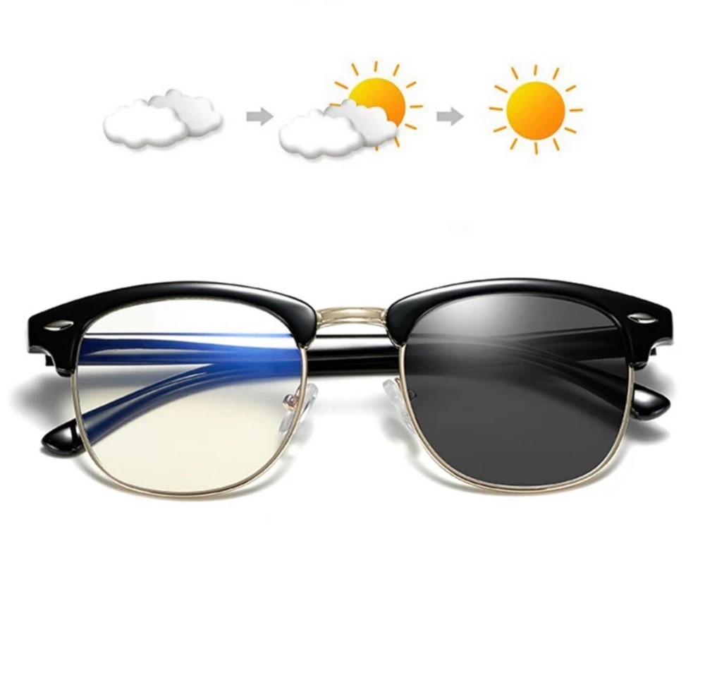 Photochromic Blue Light Glasses Blue Blocking Sunglasses Computer Gaming Protect