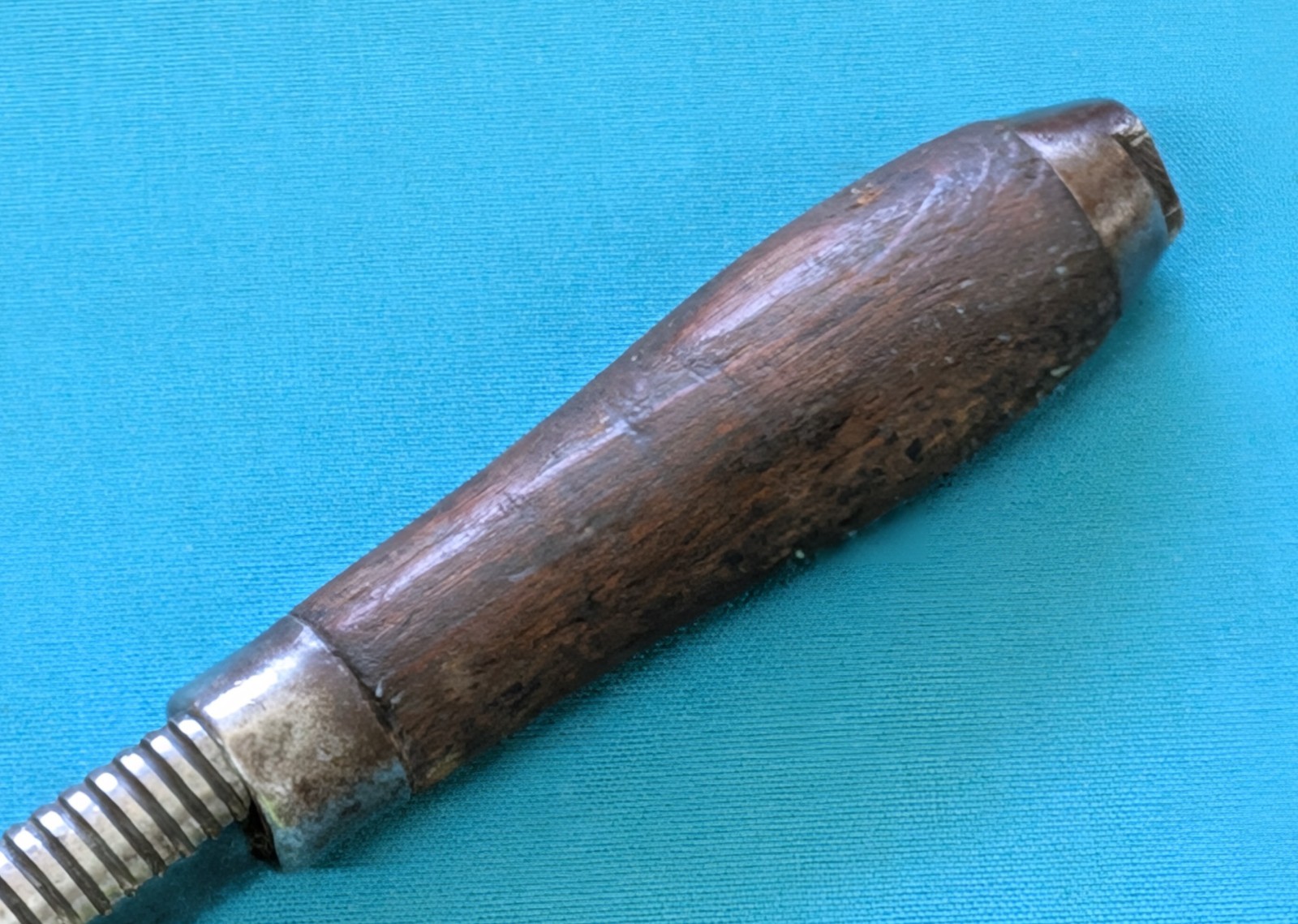 1900's Bemis & Call Co. No. 37 Nut/Monkey Wrench 10" Wood Handle Merrick Pattern