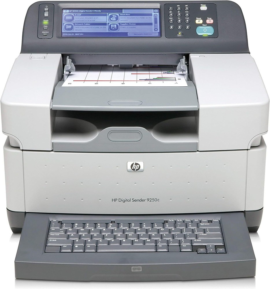 HP Color Digital Sender 9250C Touch Screen Document Scanner CB472A