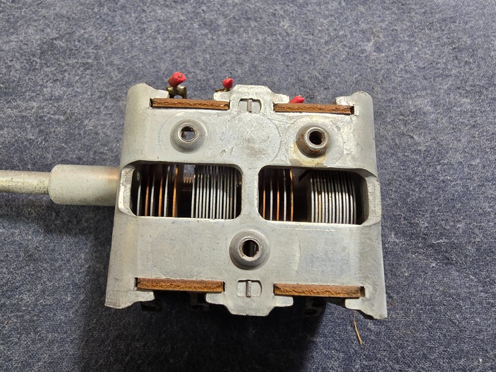 Heathkit SB-401 Transmitter Part - Driver Variable 2 Gang Capacitor with Bushing