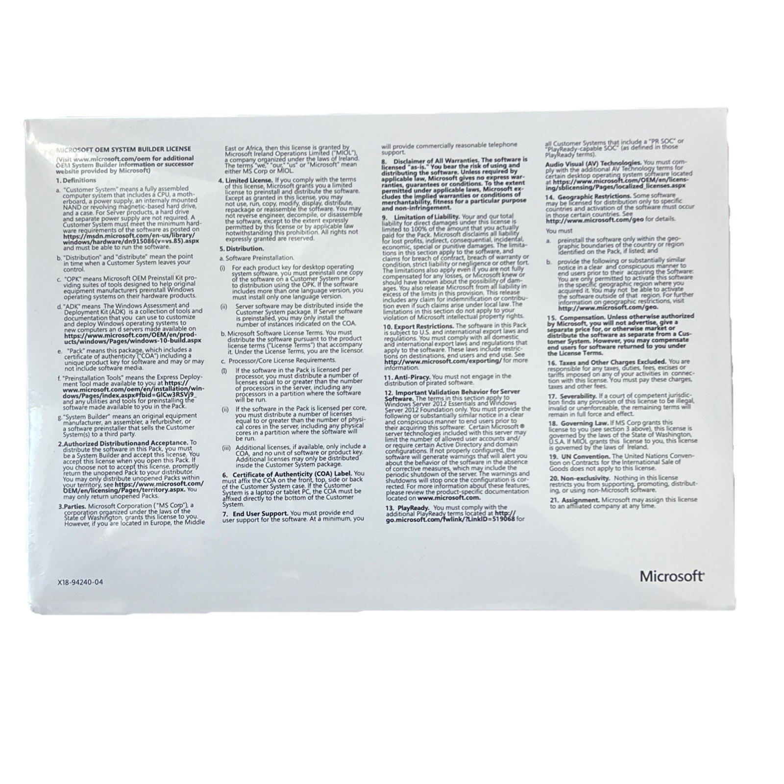 Microsoft Windows Server 2022 Standard 64-bit 16 Core License & DVD