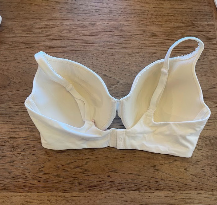 Victoria's Secret White Solid 40C Body By Victoria Lined Full Coverage Bra VS