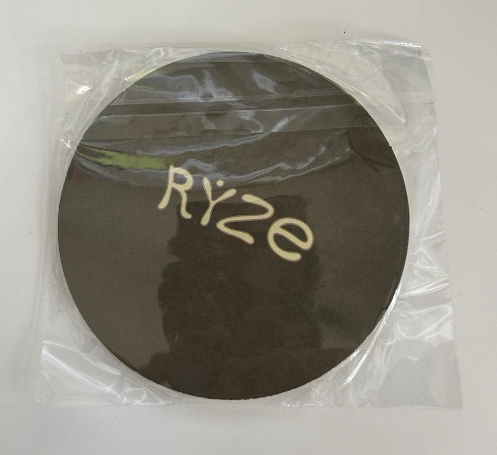 2 Pc Mushroom RYZE Coffee Coaster Set CALM & CAFFEINATED - NEW