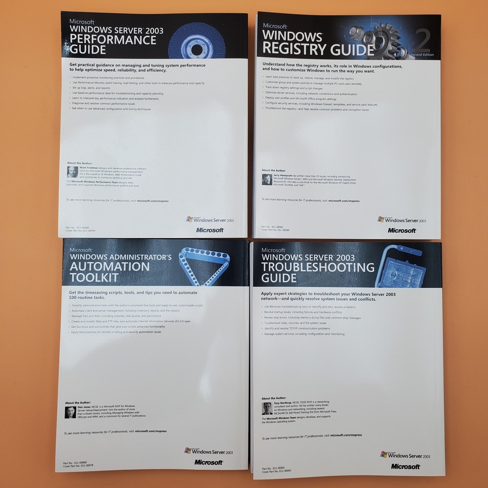 Special Promotional Microsoft Windows 2003 Server Resource Kit/CD-ROM Complete