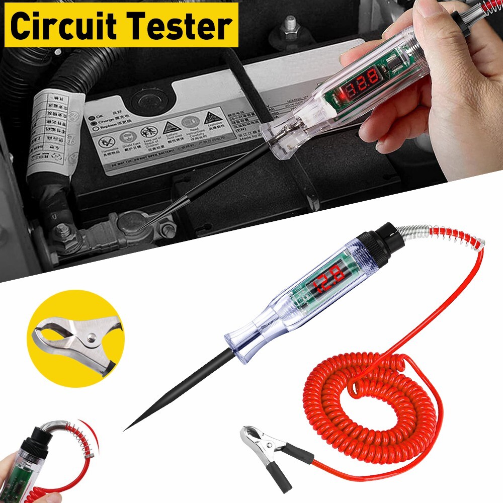 6-24V DC Digital Auto Power Probe Circuit Electrical Tester Test Device System