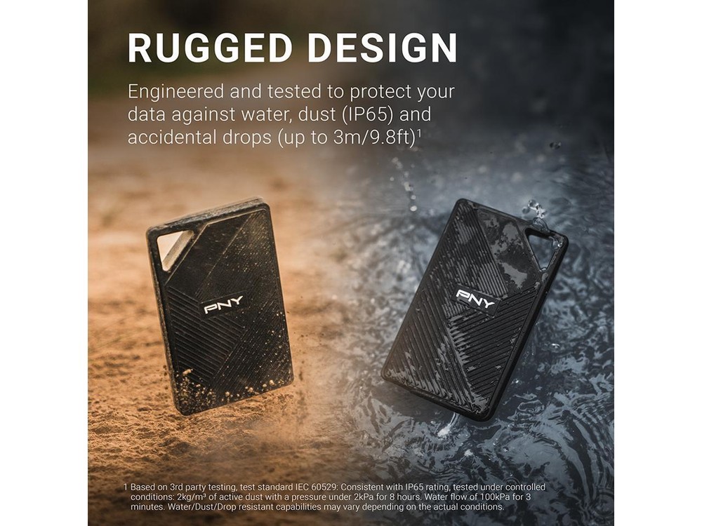 PNY 2TB USB 3.2 Gen 2x2 Type-C Portable SSD