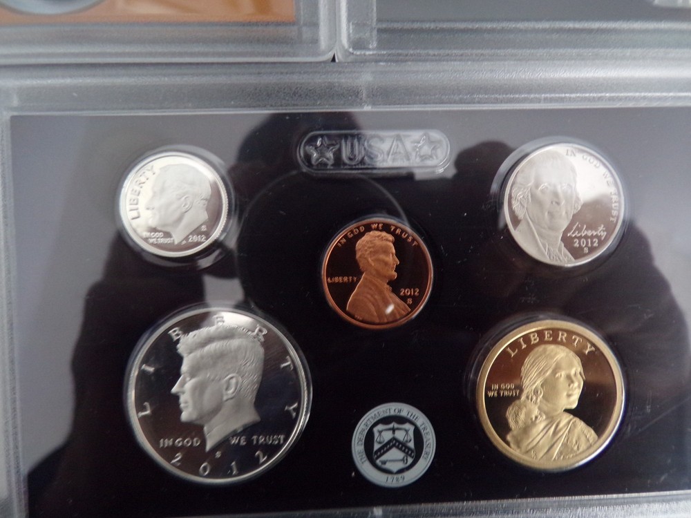 2012 s Silver Proof Set. Penny has nice Red Tint,