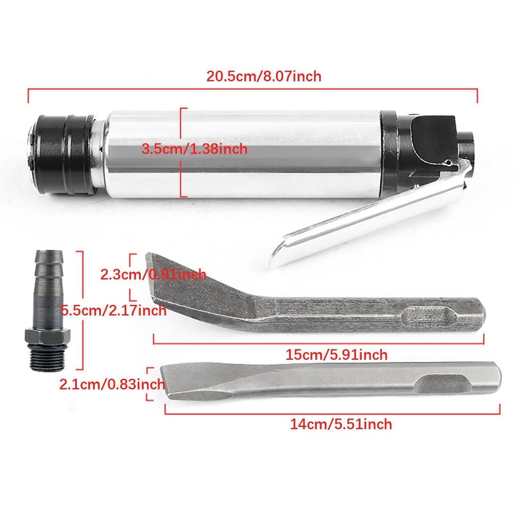 Industrial Air Chisel Air Pick Powerful Multifunction Portable Simple to Use