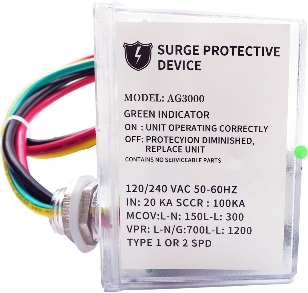 120/240V HVAC Surge Protector Device with TPMOV Technology, 3-Mode Mini Split