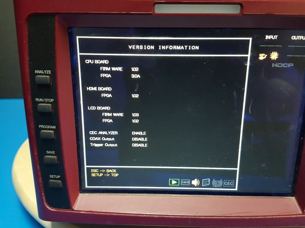 ASTRO VA-1809A : HDMI Protocol Analyzer (0003)