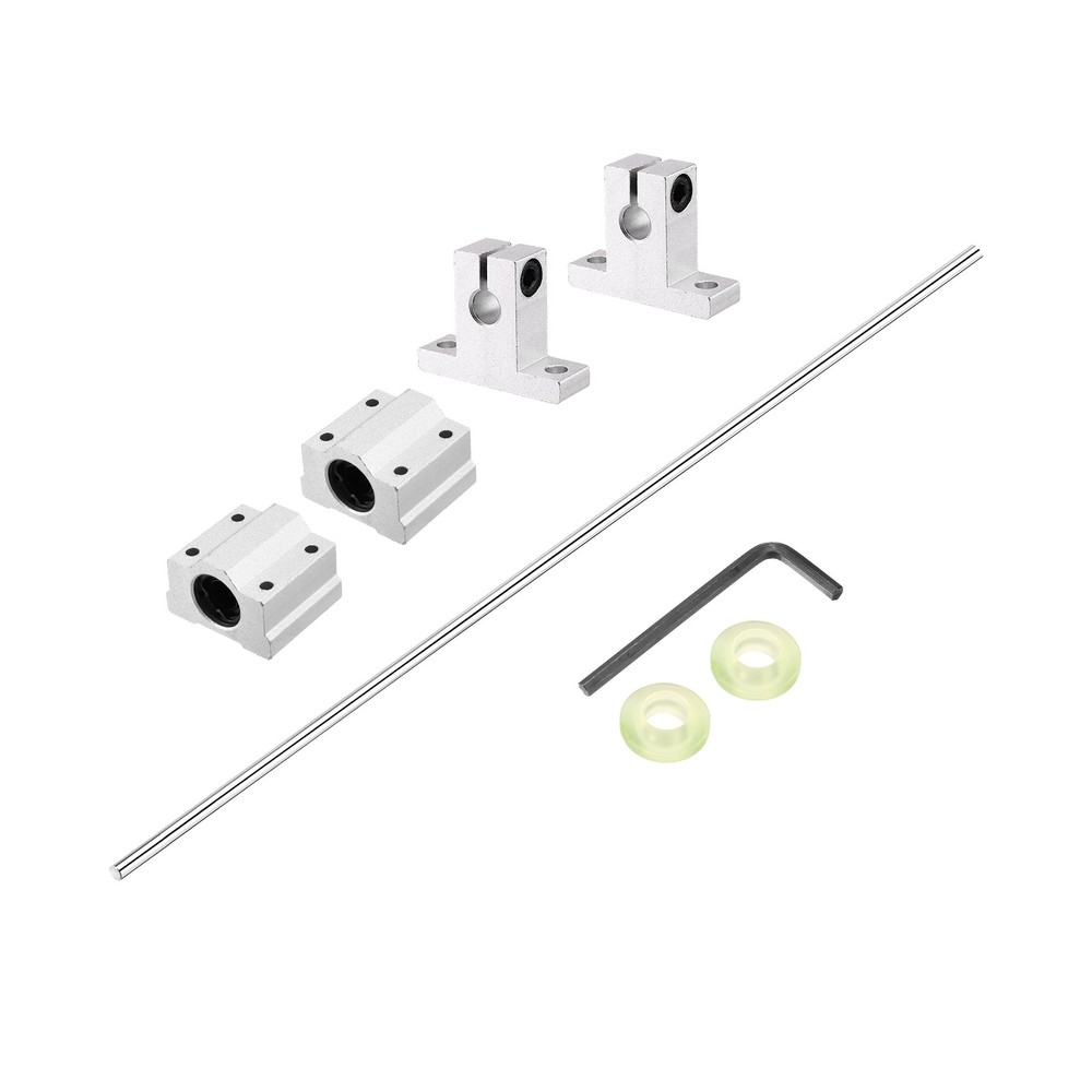 8mm x 500mm Linear Motion Rod Shaft Set, Linear Guide Rails for 3D Printer