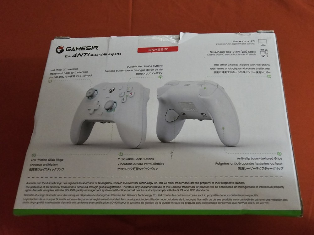 GameSir G7 SE Wired Controller for Xbox & PC - White, Hall Effect Sticks