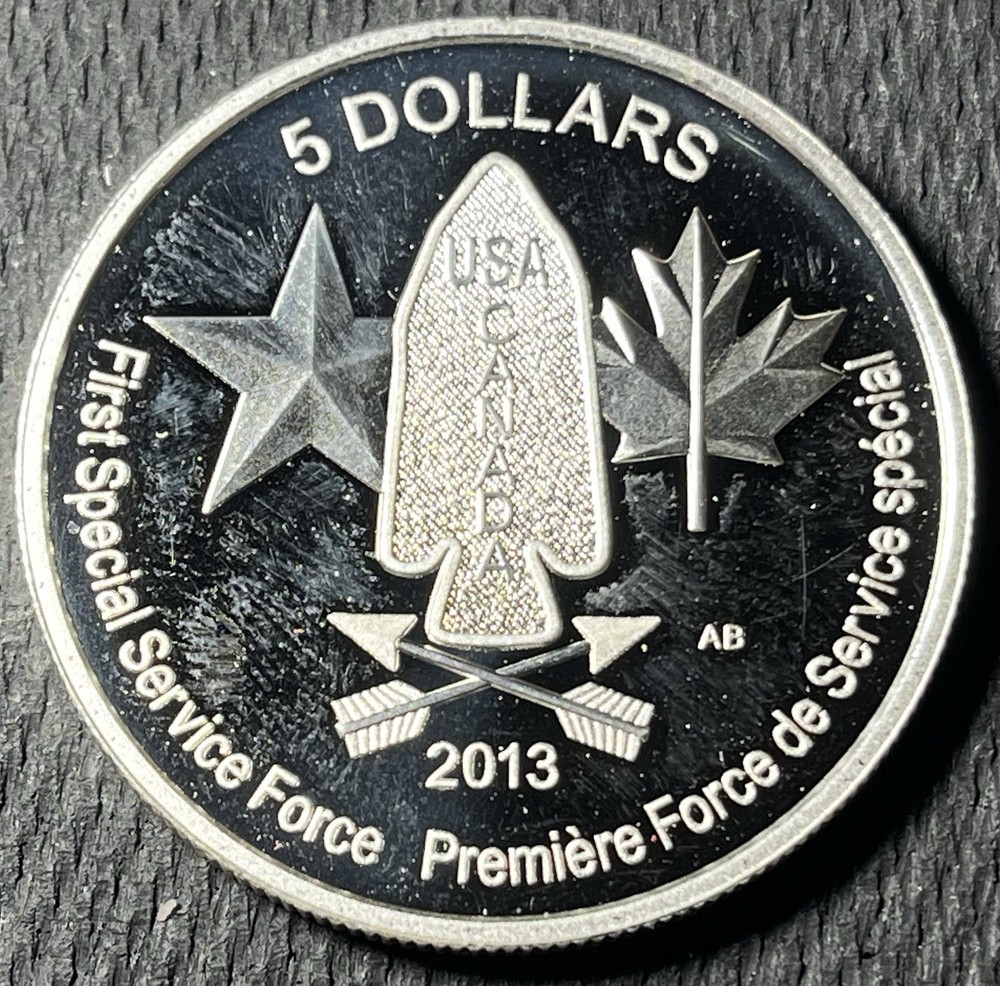 2013 Canada $5 .9999 Silver Coin First Special Service Force “Devil’s Brigade”