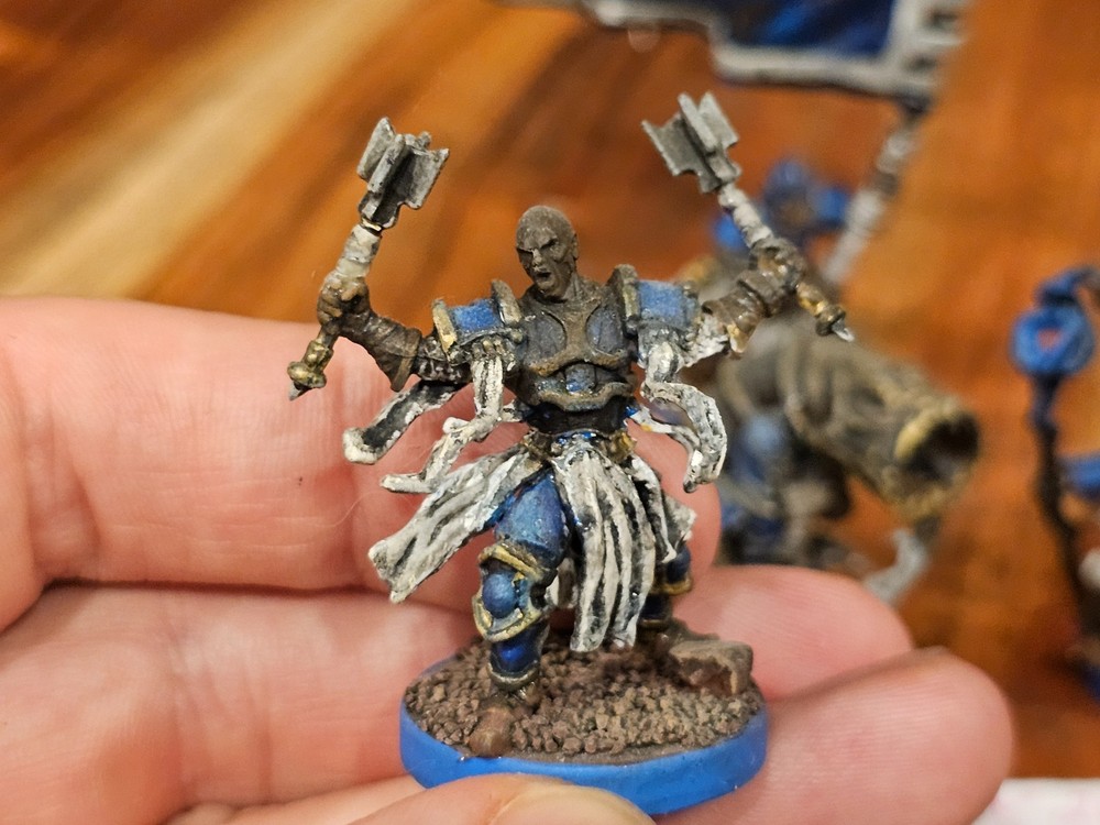 FFG Runewars Miniatures Game Daqan - Infantry Command Unit Expansion Painted