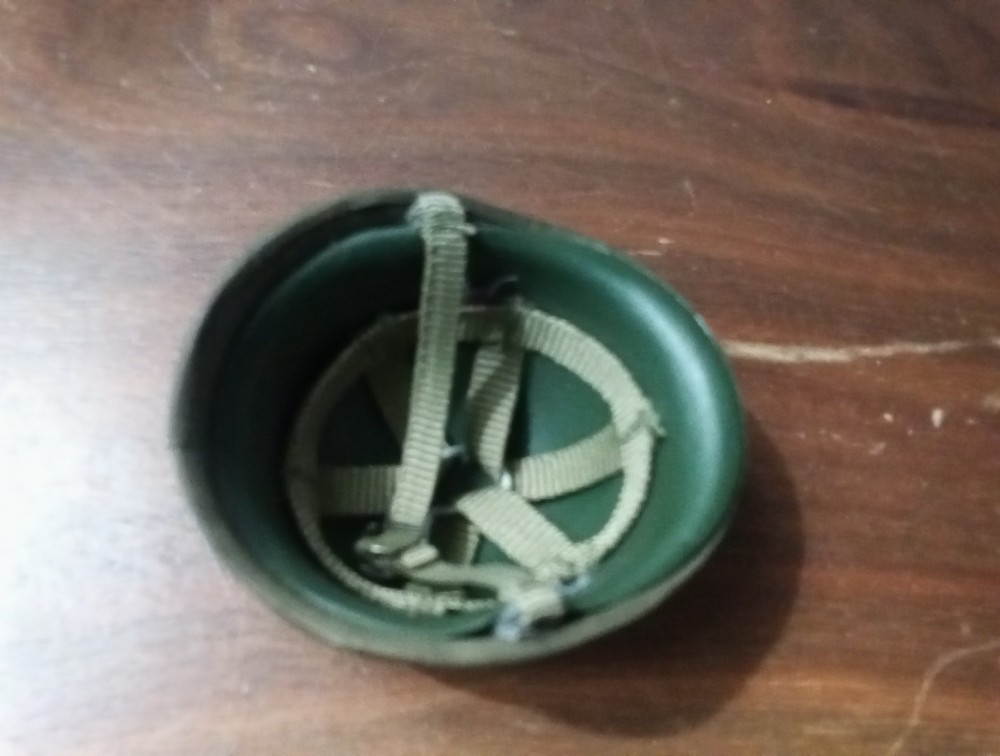 WW2 1/6 Scale 29th Infantry Division M1 Shell Helmet Complete