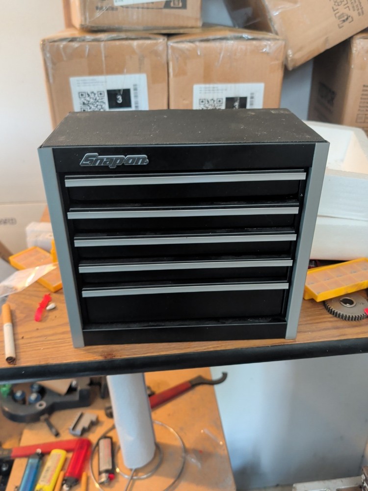 snap on mini tool box Black