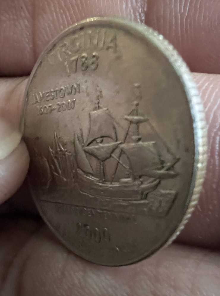 2000 P-State Virginia Quarter- Circulated Good Condition