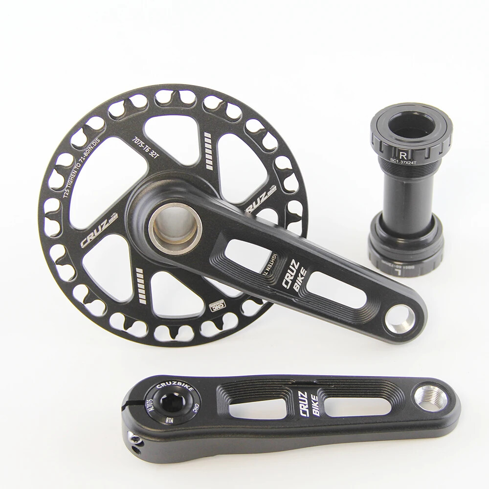 Ultralight Children's Folding Bike Crankset Hollow Tech Crank 127/140/150mm