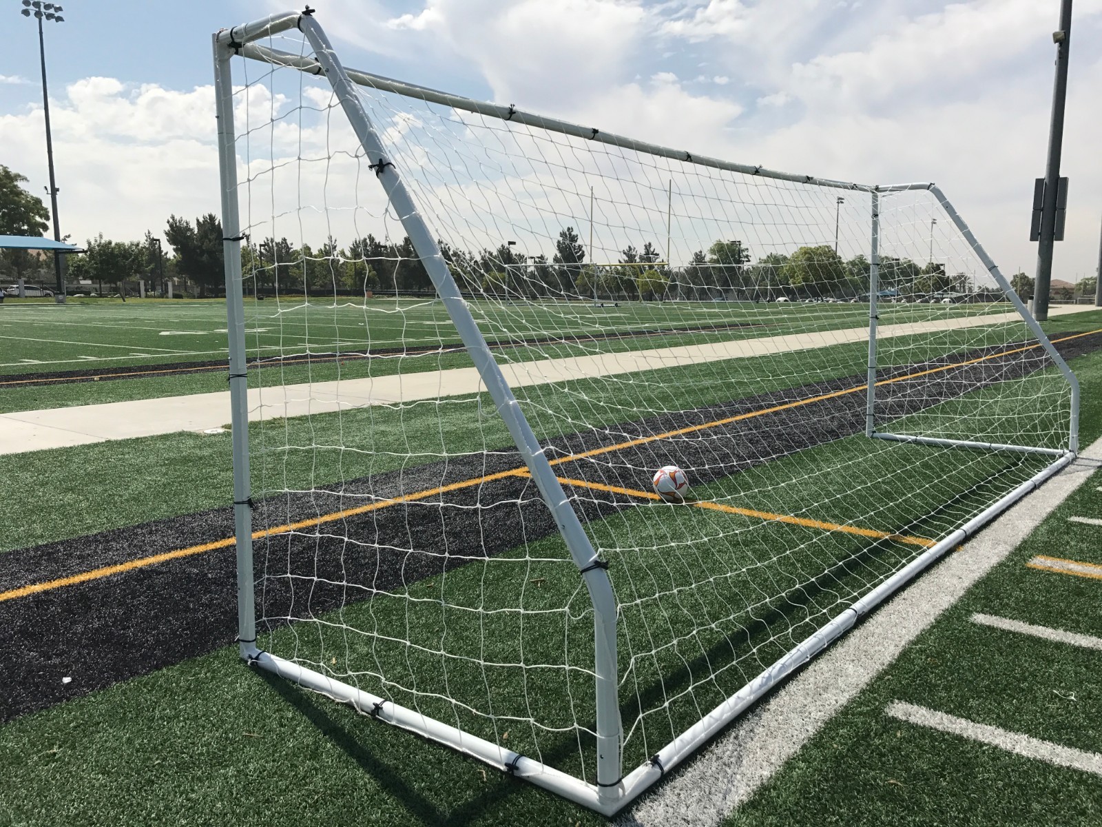 PASS Premier® 21X7 FT. Youth Modified Size, Heavy Duty Steel Soccer Goal(1Net)