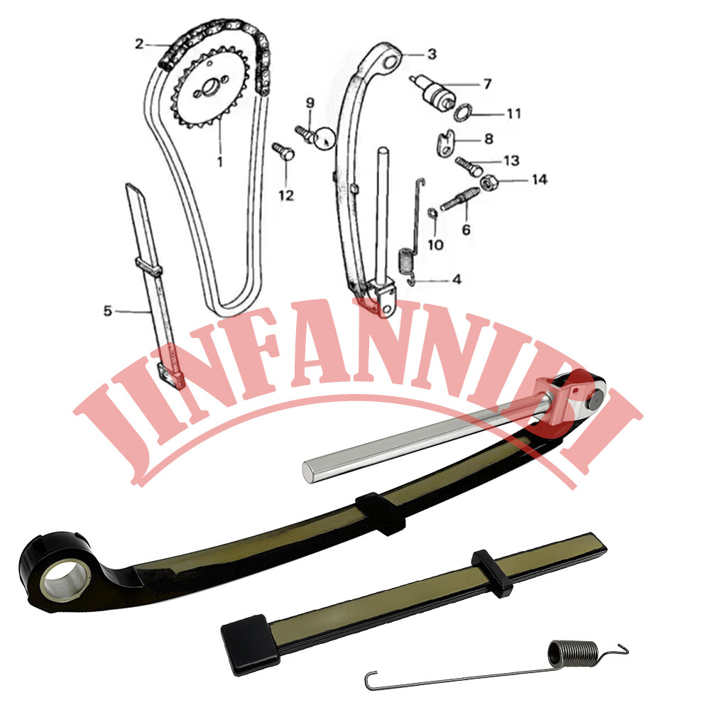 Timing Chain Guides Camshaft Sprocket Kit for Honda CRF100F 04-11 #14550-116-000