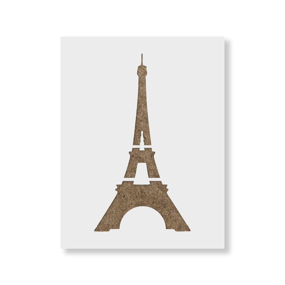 Eiffel Tower Stencil - Durable & Reusable Mylar Stencils