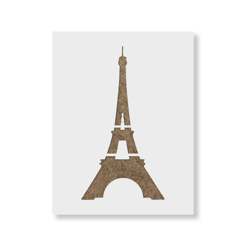 Eiffel Tower Stencil - Durable & Reusable Mylar Stencils