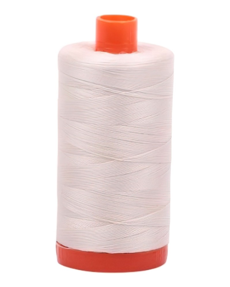 Aurifil Silver White 50 wt Cotton 1422 yd