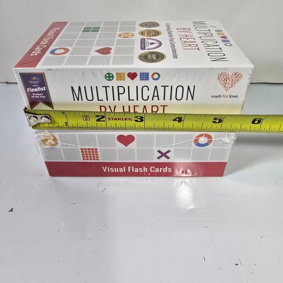 Multiplication By Heart Visual Flash Cards Learning Deck Sealed