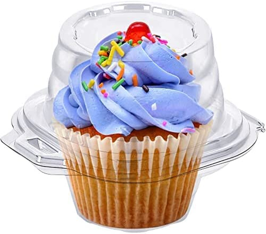 Individual Cupcake Boxes, 50 Pack Regular Single Cupcake Holders