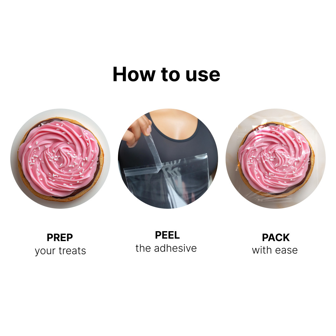 200 Select Your Size Clear Cello Self Sealable Bag Cellophane Plastic Packaging