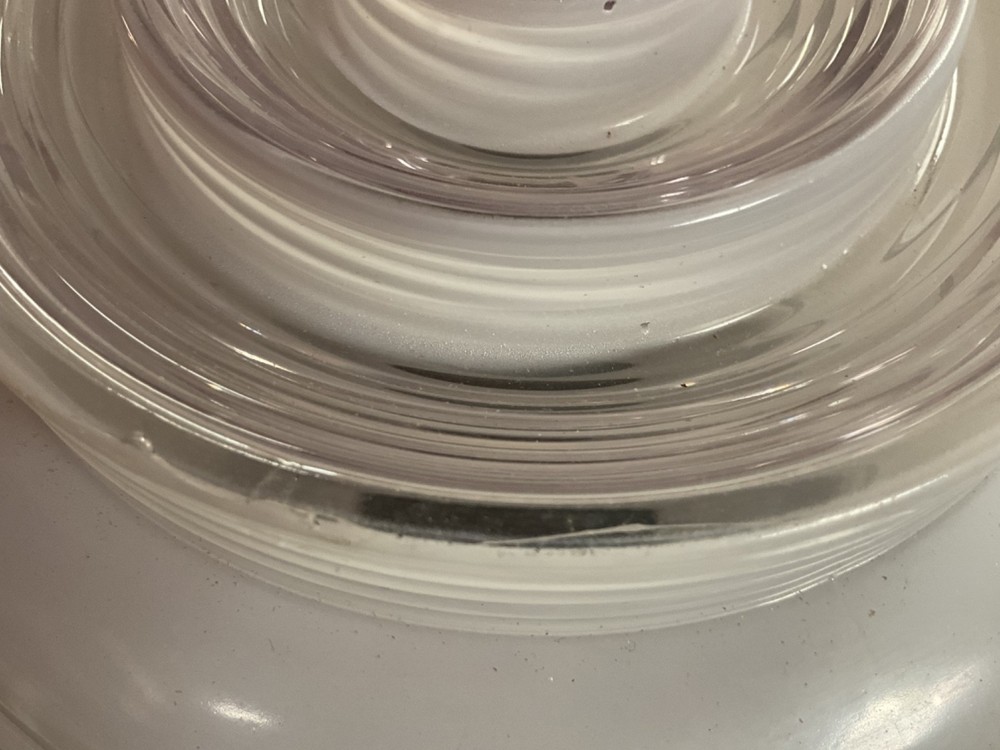 vintage ceiling light glass globe shade