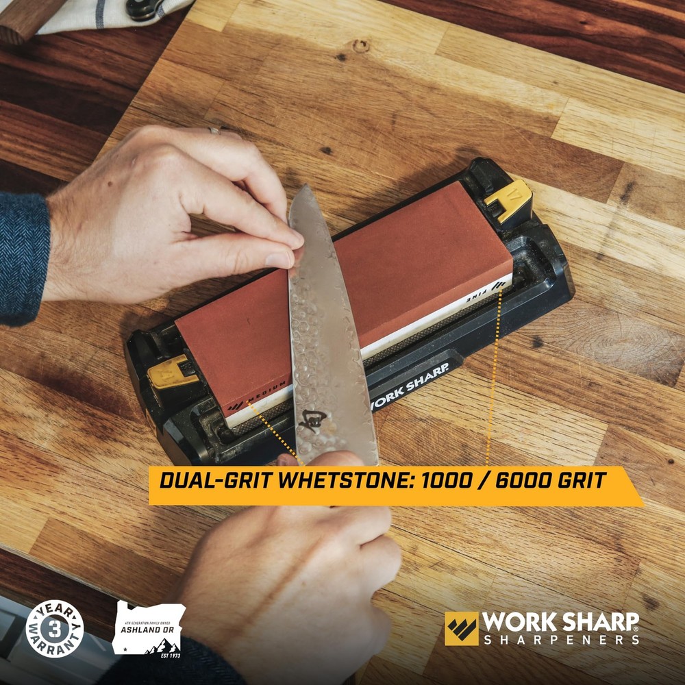 Work Sharp Benchtop Whetstone Knife Sharpener - For Knives & Edged Tools - Kitch
