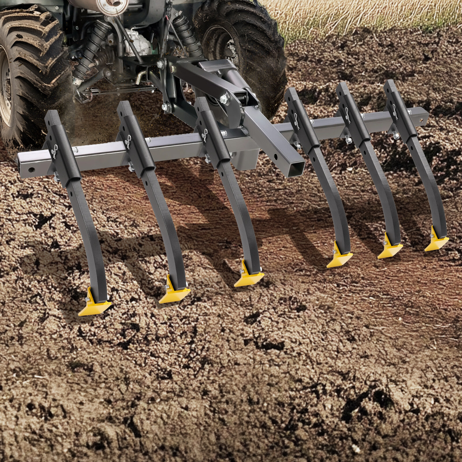 Detachable Cultivator Manual Implement Lift 6PCS Scarifier Shanks For ATV/UTV