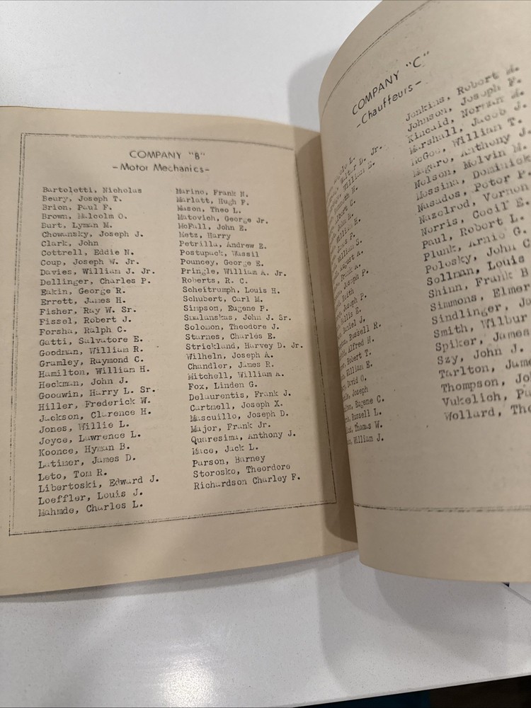 WWII 6th Infantry Training Battalion Graduation Program