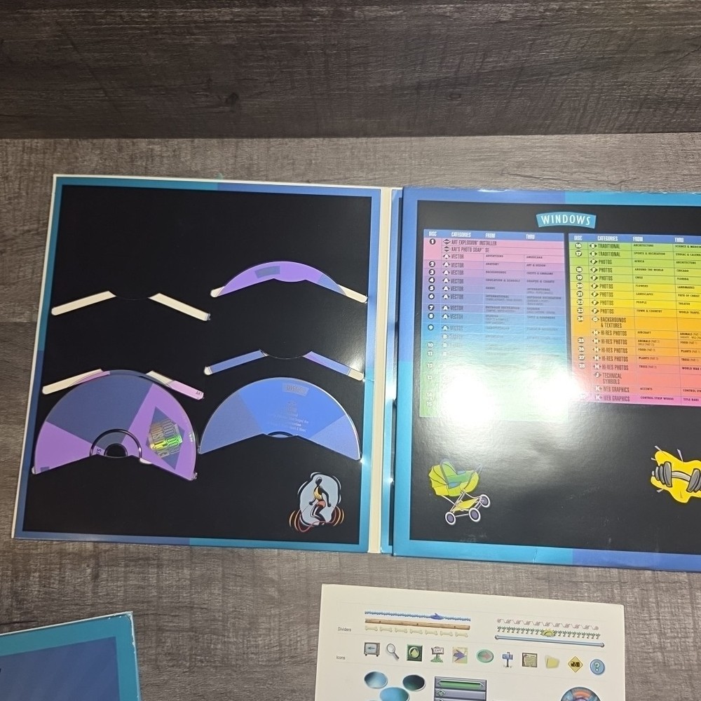 * read - missing discs - Art Explosion Images Massive Clip Art collection 25 CDs
