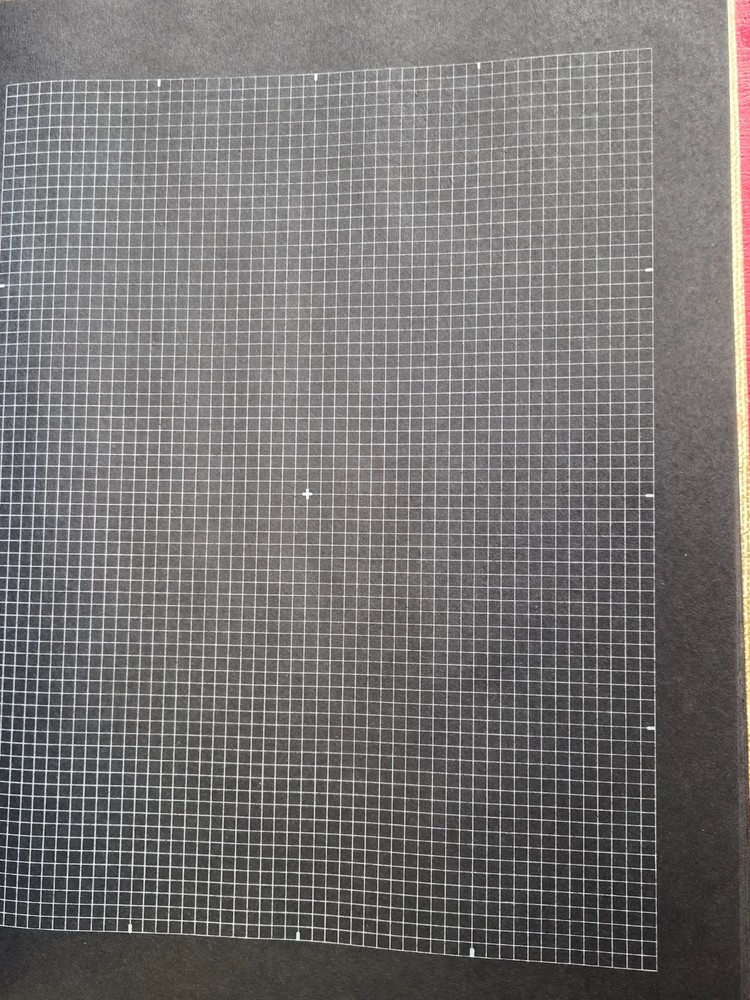 Vintage 1960's Red spring back Stamp Album with black leaves with interleaving