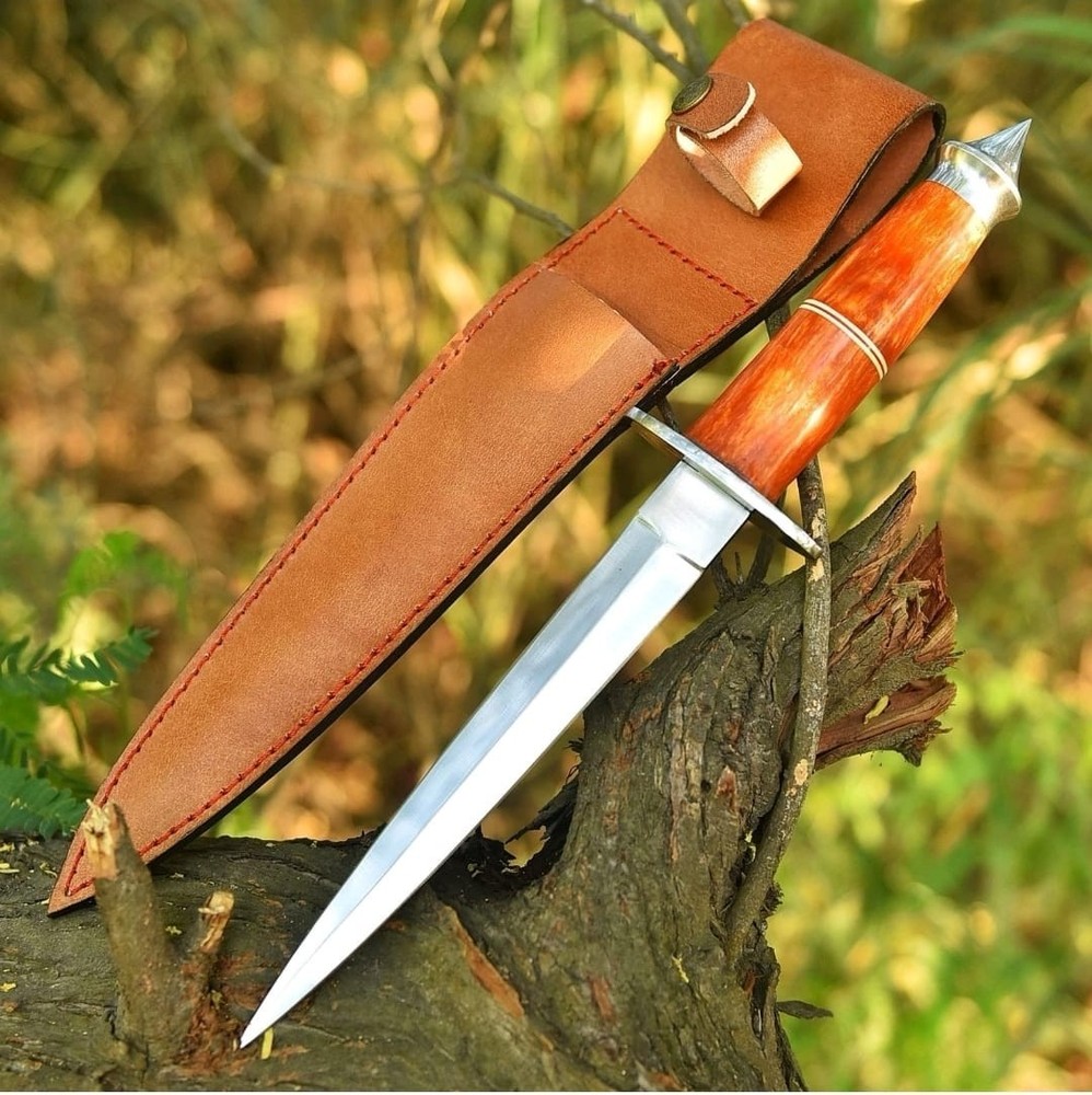 Vintage Design V-42 Dagger US WWII Dagger Knife Double Edge Blade