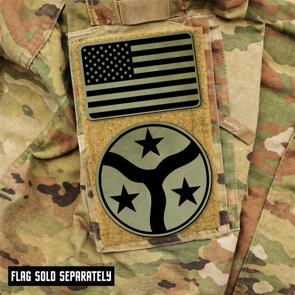 278th ACR  Armored Cavalry TN Engraved Tactical Morale Patch, 3" Hook & Loop