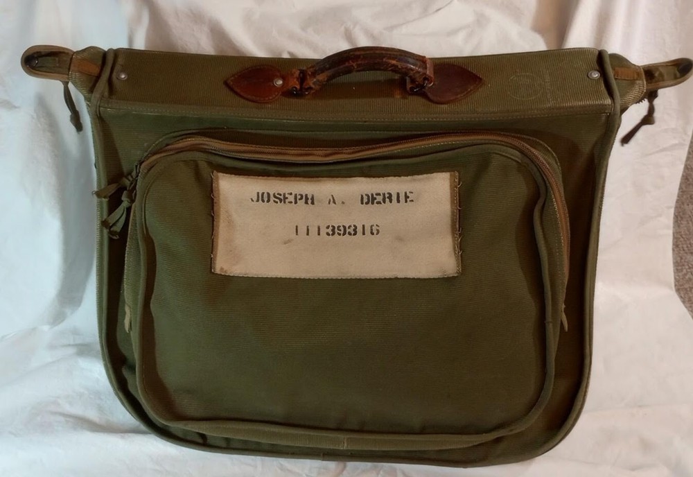 Original WW2 Air Force Army Type B-4 Flyers Canvas Pilot Crew Bag